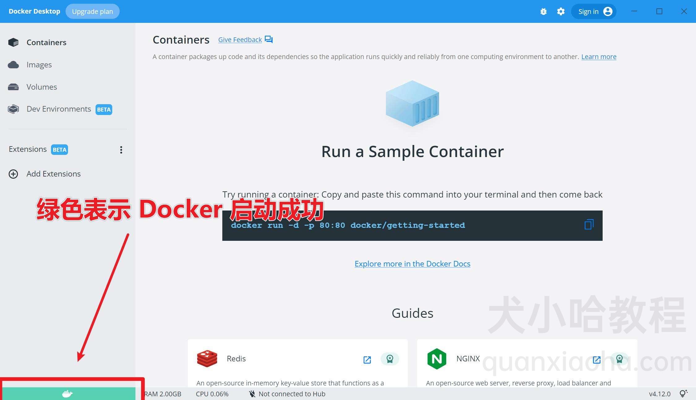 Windows 安装 Docker