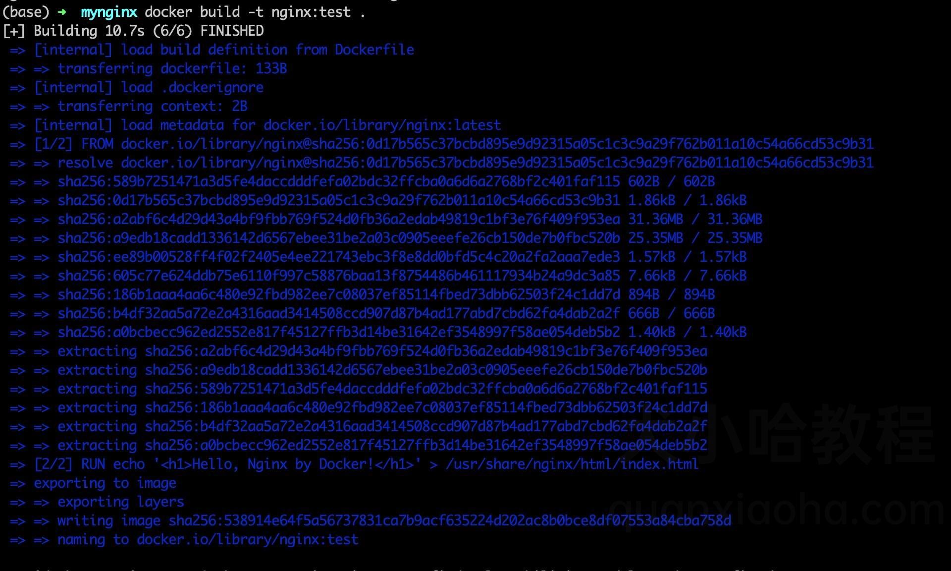 Dockerfile 制作构建镜像